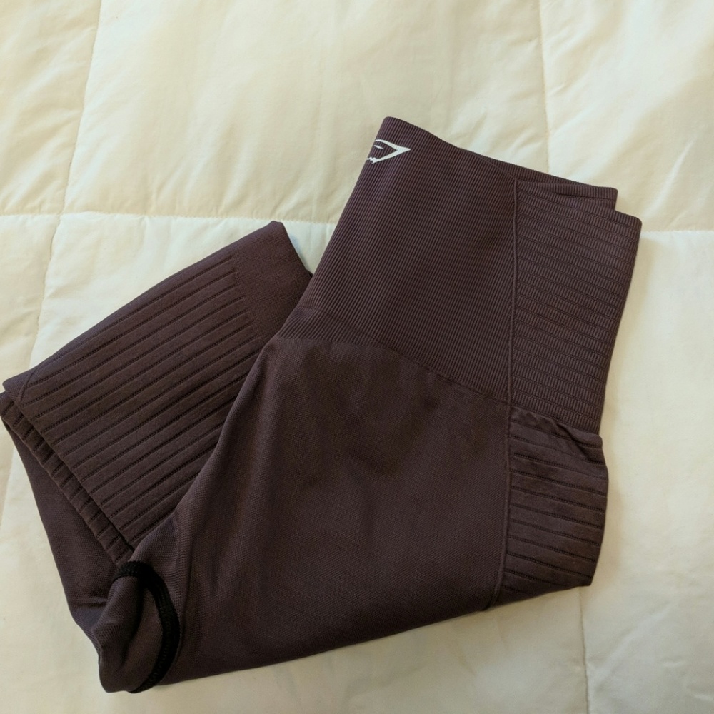 Gymshark seamless leggings with mesh panel